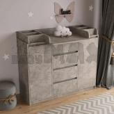 Комод пеленальный Furnigrade ПС-8 130 см Индастриал