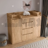 Комод пеленальный Furnigrade ПС-8 130 см Сонома