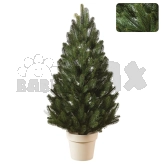 Елка искусственная Babymax Лапландская литая в горшке 90 см Зеленая