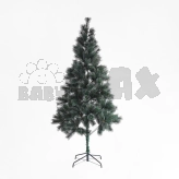 Елка искусственная Babymax украшена глиттером 115 см Зеленый