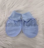 Царапки для новорожденных Baby Life, футер Голубой