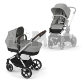 Коляска 2 в 1 Cybeх Eos Lux Stone Grey/Серый
