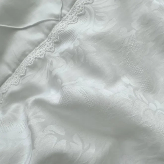 Плед-конверт для новорожденных на выписку MSonya (Маленькая Соня) De Lux 80×80 см Белый - Фото 3