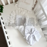 Плед-конверт для новорожденных на выписку MSonya (Маленькая Соня) De Lux 80×80 см Белый