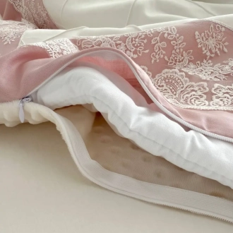 Плед-конверт для новорожденных на выписку Baby Chic Коллекция №1 80×80 см Запыленная роза - Фото 6