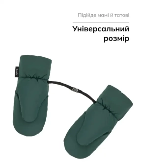 Перчатки зимние Bair Cozy Mitts Amazing Green/Зеленый - Фото 3