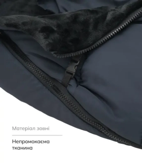 Конверт зимовий Bair Cocon Mini Indigo Blue/Синій - Фото 4