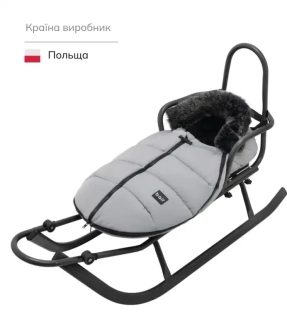 Конверт зимний Bair Cocon Mini Owl Grey/Серый - Фото 10