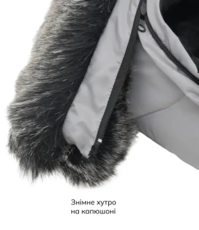 Конверт зимний Bair Cocon Mini Owl Grey/Серый - Фото 2