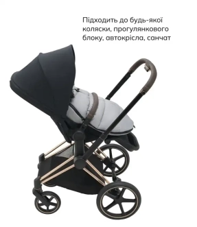 Конверт зимний Bair Cocon Mini Owl Grey/Серый - Фото 8