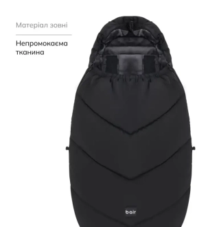 Конверт зимовий Bair Iceberg Black Noire/Чорний - Фото 3
