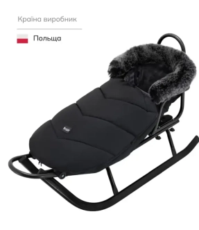Конверт зимовий Bair Iceberg Black Noire/Чорний - Фото 9