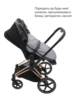 Конверт зимний Bair Iceberg Owl Grey/Серый - Фото 5