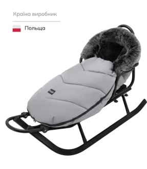 Конверт зимний Bair Iceberg Owl Grey/Серый - Фото 6