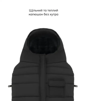 Конверт зимний Bair Nordie Black Noire/Черный - Фото 1