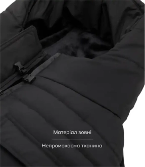 Конверт зимний Bair Nordie Black Noire/Черный - Фото 2