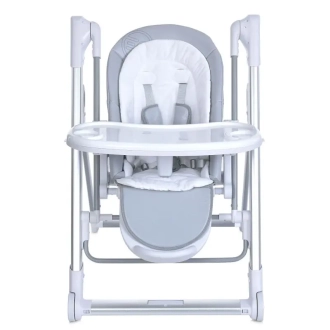 Стульчик-качалка для кормления 2 в 1 El Camino ME 1102 DEBUT Gentle Gray/Серый - Фото 2