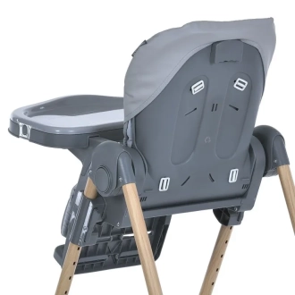 Стільчик для годування El Camino ME 1115-W CRAFT Gray/Сірий - Фото 3