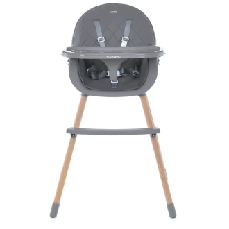 Стільчик для годування El Camino ME 1111 LUMI Gray/Сірий - Фото 1