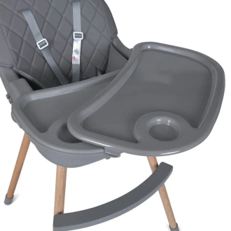 Стільчик для годування El Camino ME 1111 LUMI Gray/Сірий - Фото 4