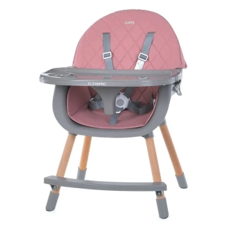 Стільчик для годування El Camino ME 1111 LUMI Pink/Рожевий - Фото 6