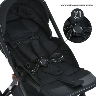 Коляска 2 в 1 El Camino ME 1100-1 ERA Black Ink/Черный - Фото 16