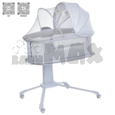 Кроватка люлька приставная Mastela 3328 Бело-серый