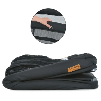 Кроватка манеж El Camino ME 1194 SO EASY Black/Черный - Фото 3