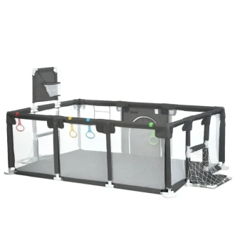 Манеж Bambi MR 1338-G Графитовый - Фото 4