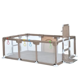 Манеж Bambi MR 1338-BG Бежевый - Фото 4