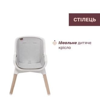 Стульчик для кормления Chicco 3 в 1 Polly Zest Plus Серый - Фото 3