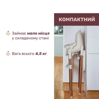 Стульчик для кормления Chicco 3 в 1 Polly Zest Plus Серый - Фото 5