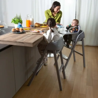 Стільчик для годування Chicco 3 в 1 Crescendo Up Чорний - Фото 2
