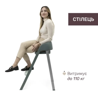 Стульчик для кормления Chicco 3 в 1 Crescendo Up Зеленый - Фото 2