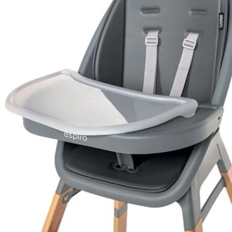 Стільчик для годування Espiro Sense 27 White gray/Біло-сірий - Фото 7