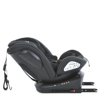Автокрісло El Camino ME 1045 EVOLUTION 2 40–150 см ISOFIX Melange Black/Чорний - Фото 1