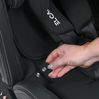 Автокрісло El Camino ME 1045 EVOLUTION 2 40–150 см ISOFIX Melange Black/Чорний - Фото 2