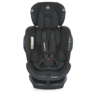 Автокрісло El Camino ME 1045 EVOLUTION 2 40–150 см ISOFIX Melange Black/Чорний - Фото 3