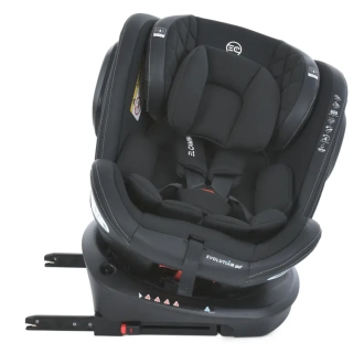 Автокрісло El Camino ME 1045 EVOLUTION 2 40–150 см ISOFIX Melange Black/Чорний - Фото 4