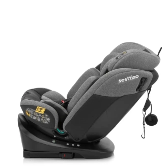 Автокресло 0–36 кг Sesttino Oktagon Pro ISOFIX Grey/Серый - Фото 3