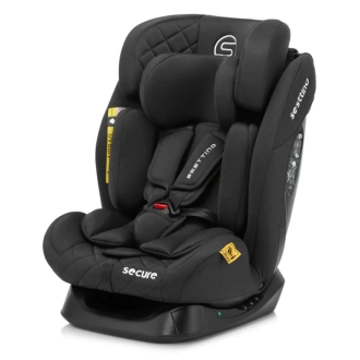 Автокрісло 0–36 кг Sesttino Secure Pro Black/Чорний - Фото 1