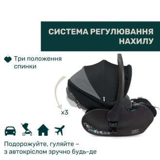Автокресло 40–87 см Chicco First-Seat Recline i-Size Черный - Фото 4
