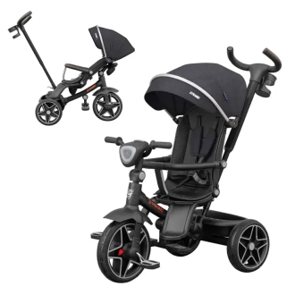 Велосипед трехколесный Tilly Dynamic T-3810 BLACK /1/ Черный - Фото 1