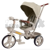 Велосипед трехколесный Tilly Flash T-3812 LIGHT BEIGE /1/ Бежевый