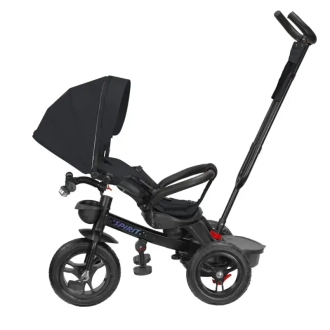 Велосипед триколісний Tilly Spirit T-3811 BLACK /1/ Чорний - Фото 1