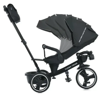 Велосипед трехколесный Turbo Trike MT 1002-1 Elegant Black/Черный - Фото 4