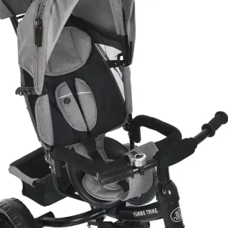 Велосипед трехколесный Turbo Trike MT 1005-8 Светло-серый - Фото 5