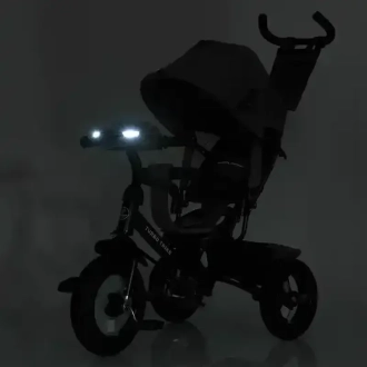 Велосипед трехколесный Turbo Trike MT 1006-5 Коричнево-серый - Фото 7