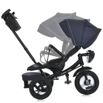 Велосипед трехколесный Turbo Trike MT 1007-9 Темно-синий - Фото 11