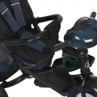 Велосипед трехколесный Turbo Trike MT 1007-9 Темно-синий - Фото 14